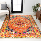 Brooklyn Geometric Medallion Area Rug