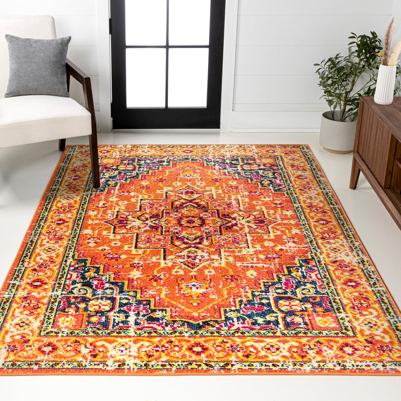 Brooklyn Geometric Medallion Area Rug