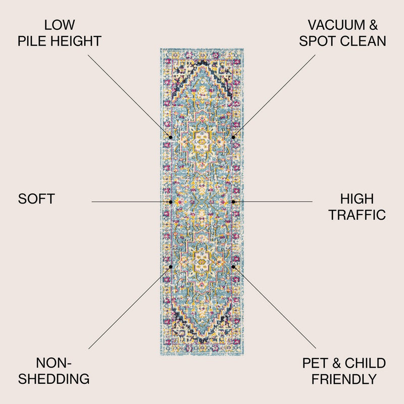 Brooklyn Geometric Medallion Area Rug