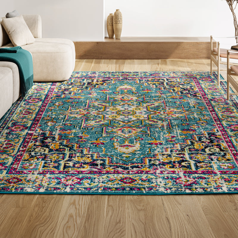 Brooklyn Geometric Medallion Area Rug