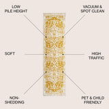 Audrey Ornate Medallion Bohemian Area Rug