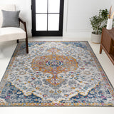 Lorena Ornate Boho Medallion Area Rug