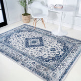 Indhira Ornate Medallion Persian Area Rug