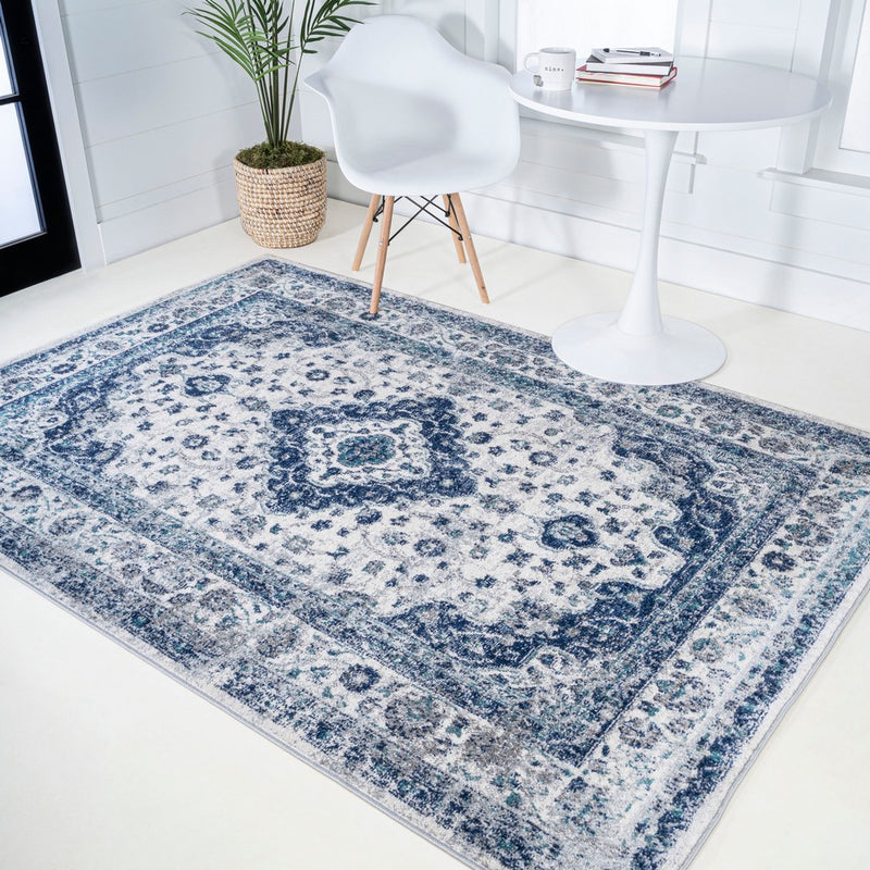Indhira Ornate Medallion Persian Area Rug
