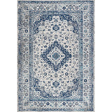 Indhira Ornate Medallion Persian Area Rug