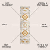 Indhira Ornate Medallion Persian Area Rug