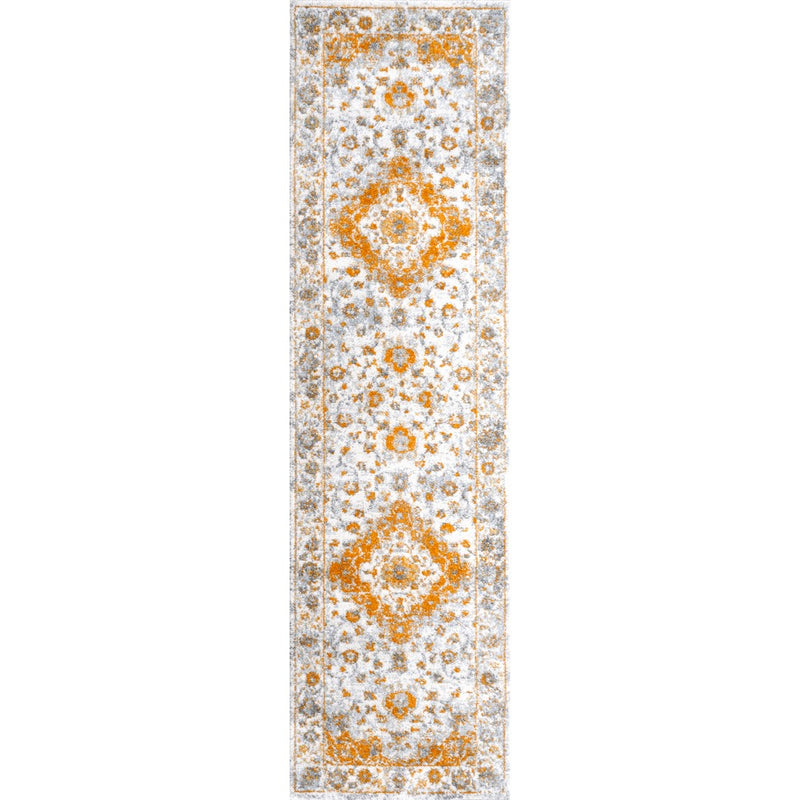 Indhira Ornate Medallion Persian Area Rug