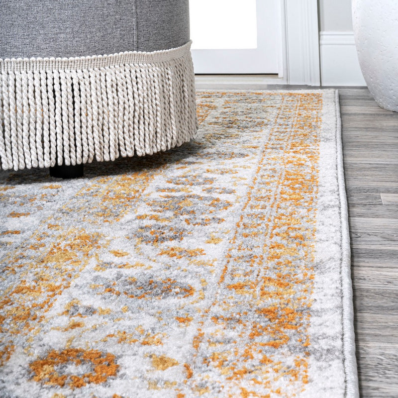 Indhira Ornate Medallion Persian Area Rug