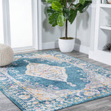 Zelda Bohemian Cottage Medallion Area Rug