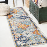 Kirman Bohemian Medallion  Area Rug