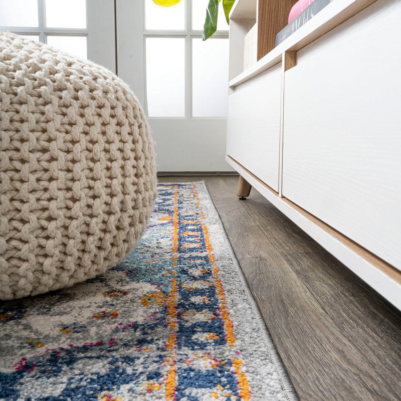 Kirman Bohemian Medallion  Area Rug