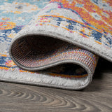 Kirman Bohemian Medallion  Area Rug