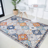 Kirman Bohemian Medallion  Area Rug