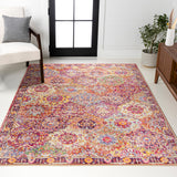 Flori Bohemian Medallion Area Rug