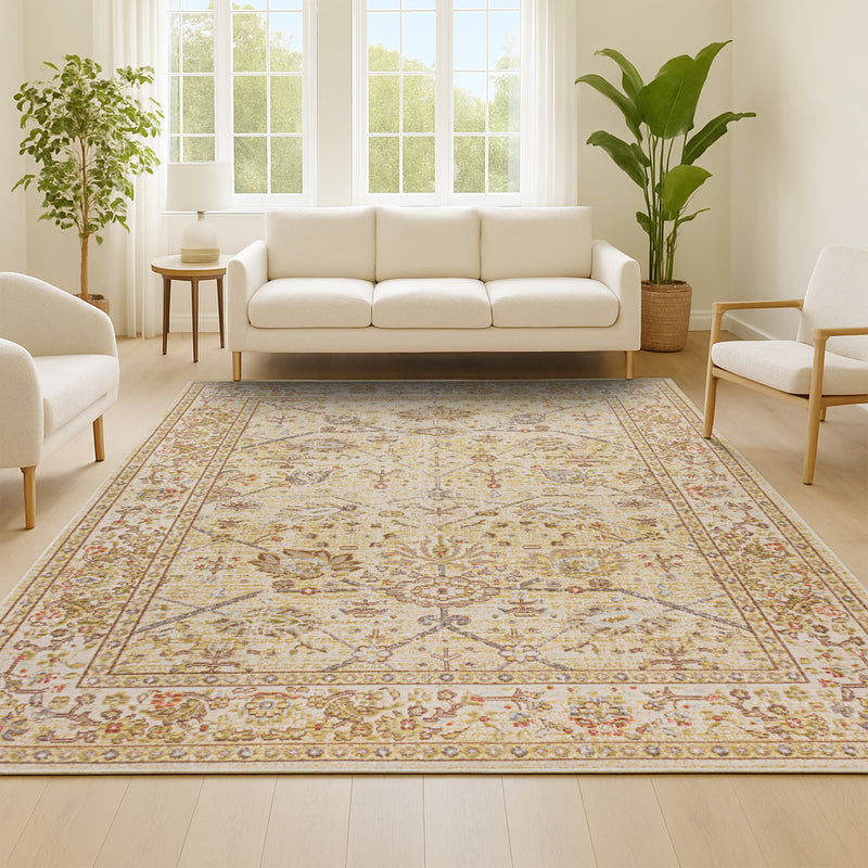 Alba Modern Faded Peshawar Area Rug