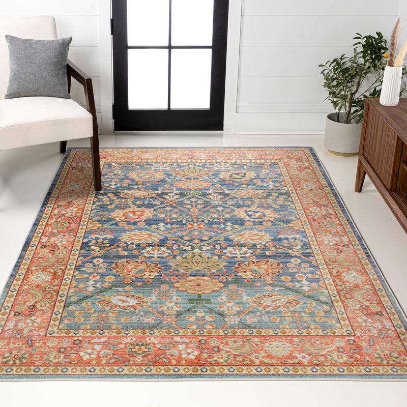 Alba Modern Faded Peshawar Area Rug