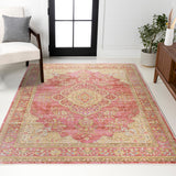 Khilana Floral Medallion Area Rug