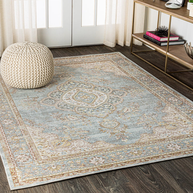 Khilana Floral Medallion Area Rug
