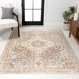 Petras Modern Ornate Medallion Area Rug