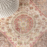 Petras Modern Ornate Medallion Area Rug