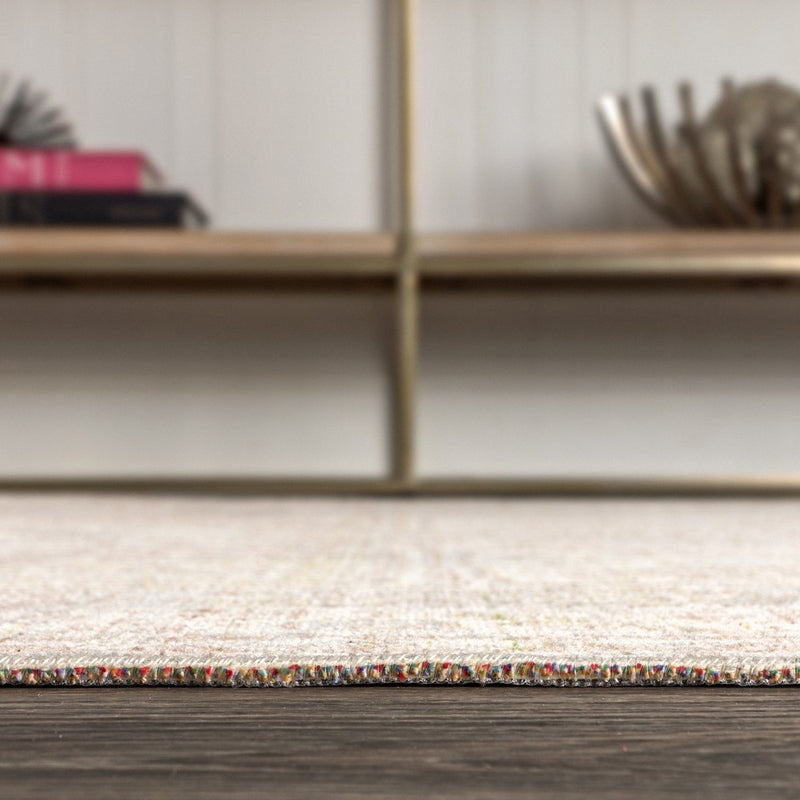 Darija Ornate Geometric Medallion Area Rug