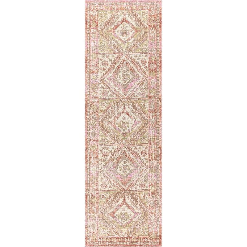 Darija Ornate Geometric Medallion Area Rug
