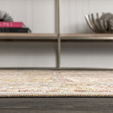Darija Ornate Geometric Medallion Area Rug