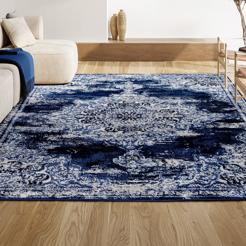 Alhambra Ornate Medallion Modern Area Rug