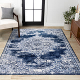 Alhambra Ornate Medallion Modern Area Rug