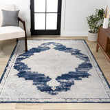 Alhambra Ornate Medallion Modern Area Rug