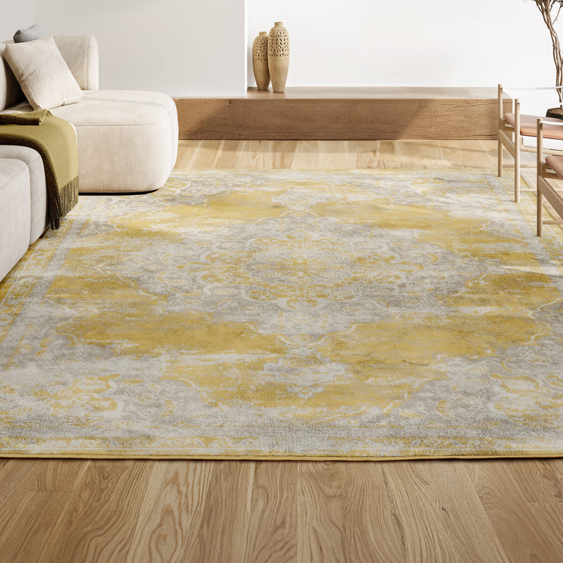Alhambra Ornate Medallion Modern Area Rug