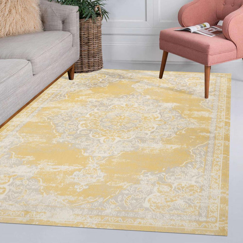Alhambra Ornate Medallion Modern Area Rug