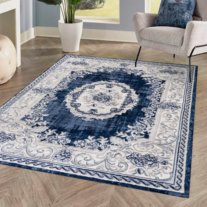 Rosalia Cottage Medallion Area Rug