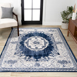 Rosalia Cottage Medallion Area Rug