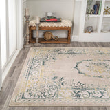 Rosalia Cottage Medallion Area Rug