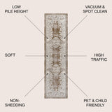 Rosalia Cottage Medallion Area Rug