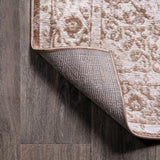 Perfect rosalia Cottage Medallion Area Rug