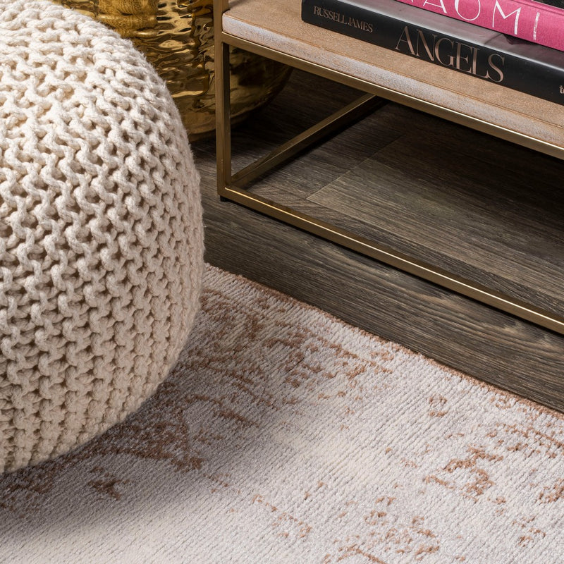 Perfect rosalia Cottage Medallion Area Rug