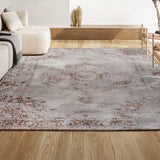 Perfect rosalia Cottage Medallion Area Rug