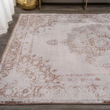 Perfect rosalia Cottage Medallion Area Rug