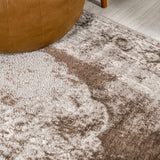 Perfect rosalia Cottage Medallion Area Rug