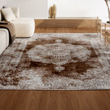 Perfect rosalia Cottage Medallion Area Rug