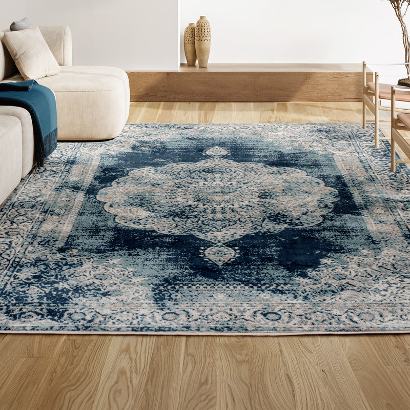 Kelly rosalia Cottage Medallion Area Rug