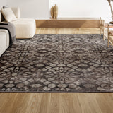 Roma Ornate Geometric Tile Area Rug