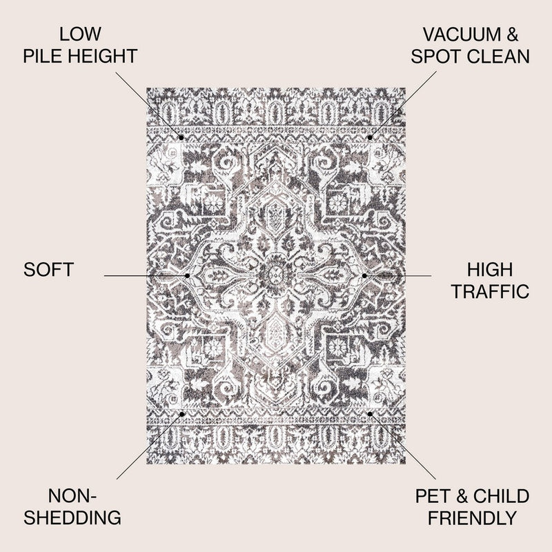 Scala Grand Medallion Ornate Area Rug
