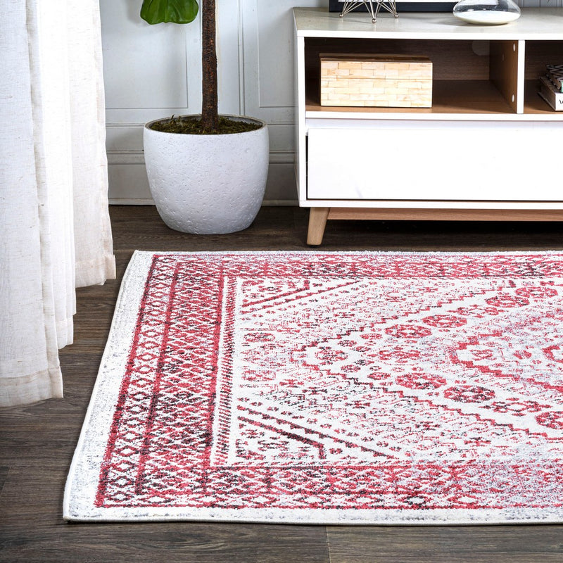Boho Cottage Medallion Area Rug