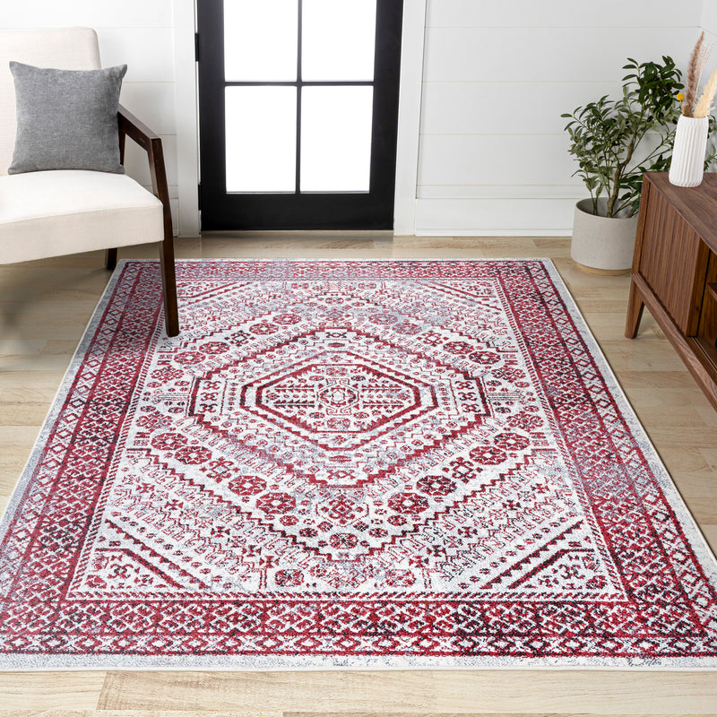Boho Cottage Medallion Area Rug