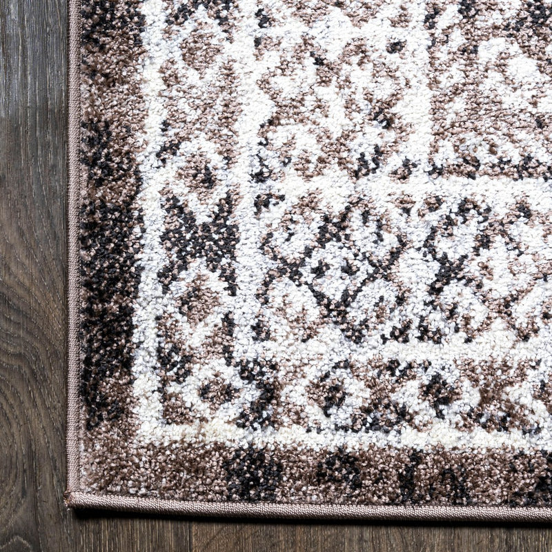 Boho Cottage Medallion Area Rug