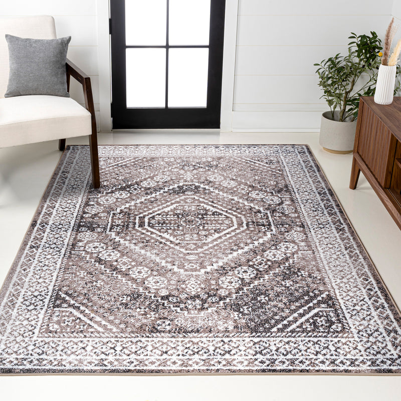 Boho Cottage Medallion Area Rug
