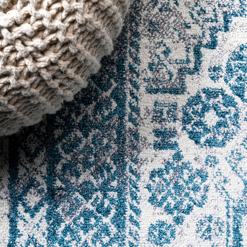 Boho Cottage Medallion Area Rug
